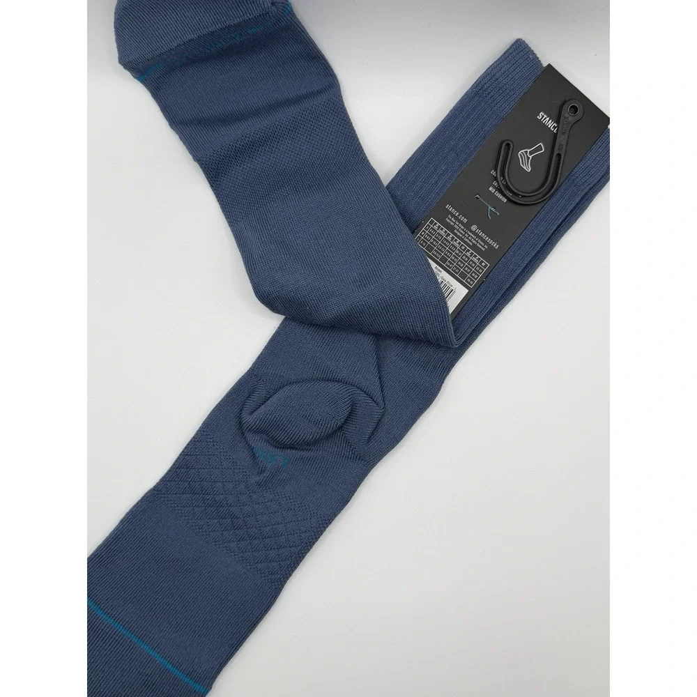 Stance Icon Crew Socks Sea Blue M311D14ICO Mens Large NWT